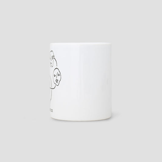 Polar Head Space Mug White