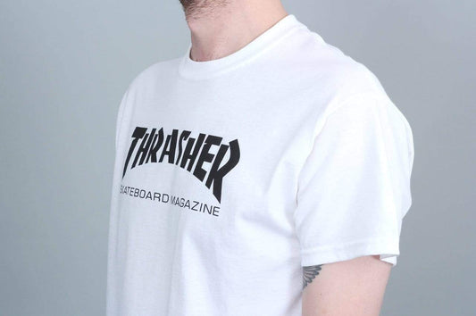 Thrasher Mag Logo T-Shirt White / Black