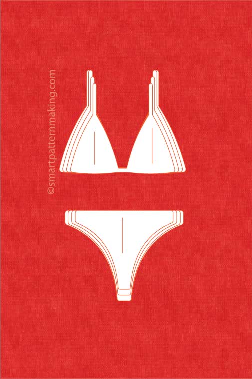 Bikinis Pattern Grading Service - smart pattern making