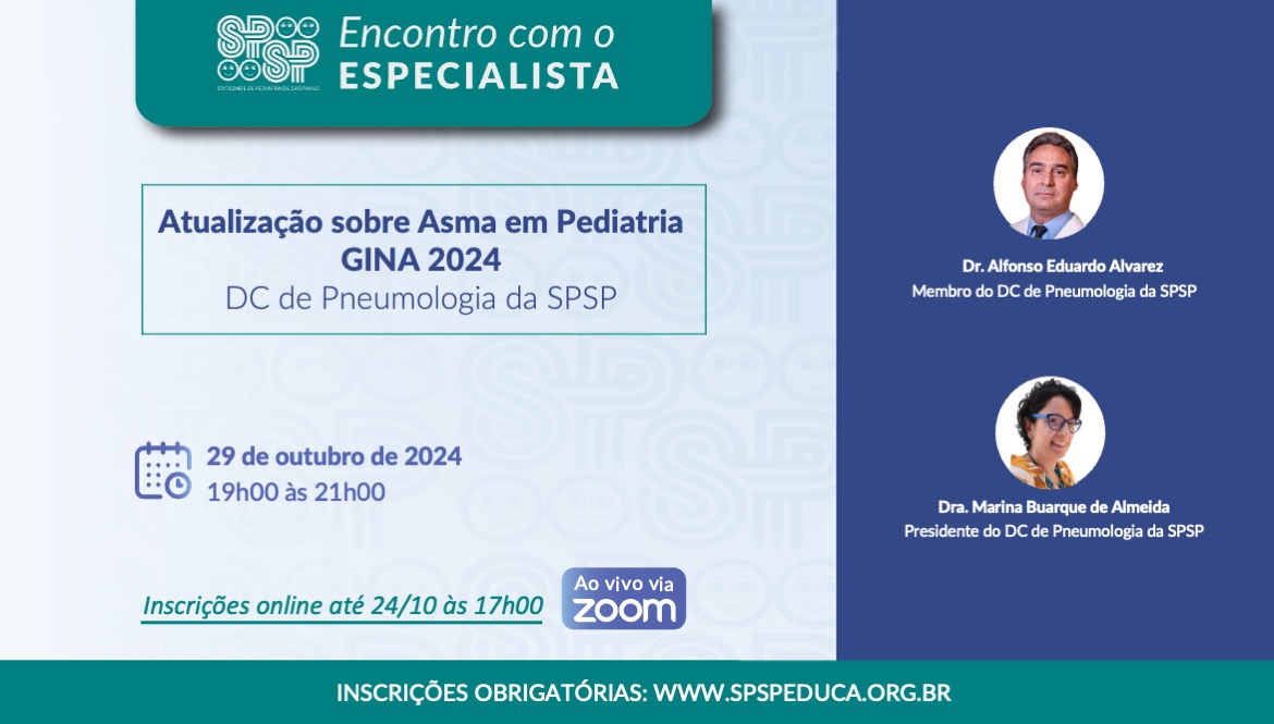 Atualização sobre asma em pediatria - GINA 2024