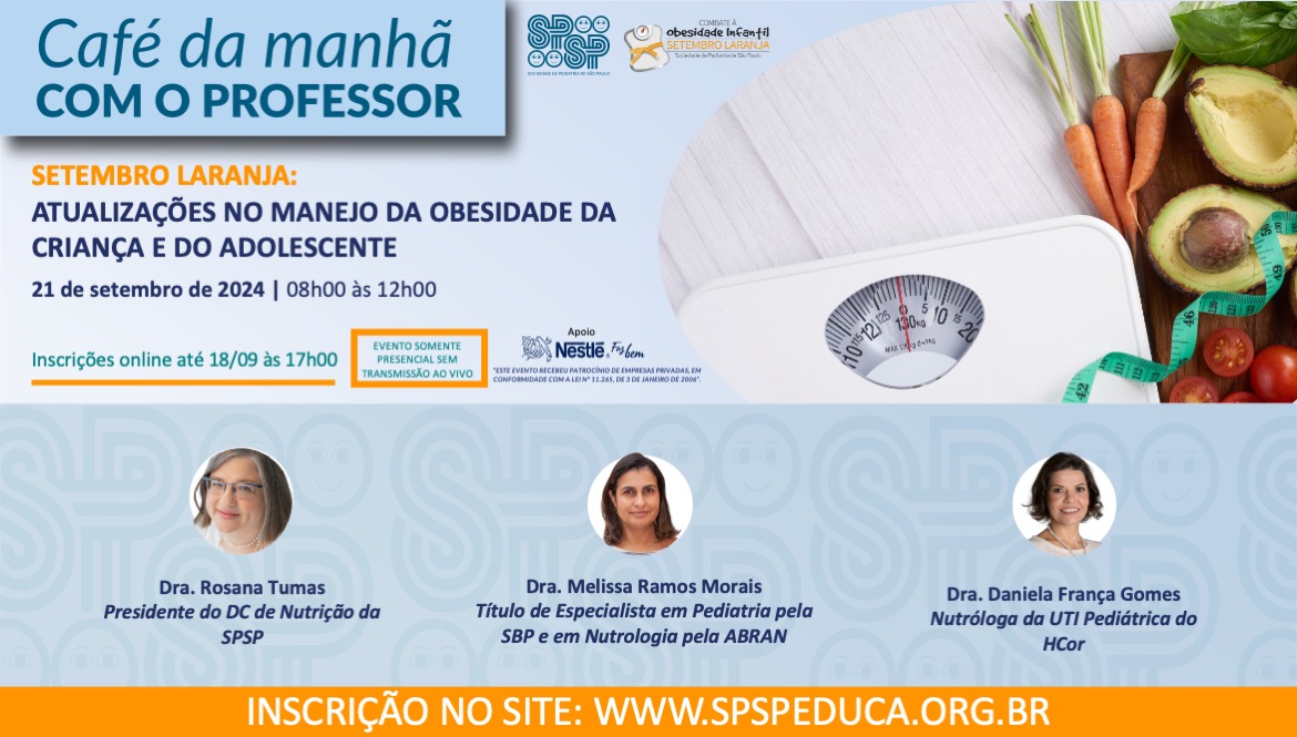 Atualizações no manejo da Obesidade da Criança e do Adolescente - Setembro Laranja