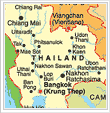 Map of Tailandia