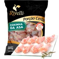 Coxinha da Asa de Frango Rivelli Cong. Pcte. 800g