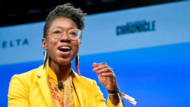 Keynote: A Conversation with Dr. Joy Buolamwini – SXSW 2024 – Photo by Amanda Stronza