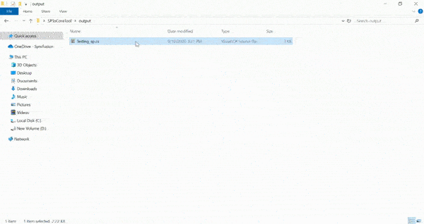 Copy your automatically generated class file and paste it in the Entity folder