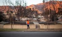 Los Angeles Firefighters Hold Line Despite Extreme Conditions