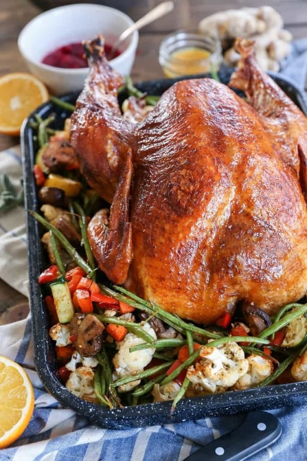 Orange-Ginger Glazed Turkey - an easy approach to Thanksgiving Turkey