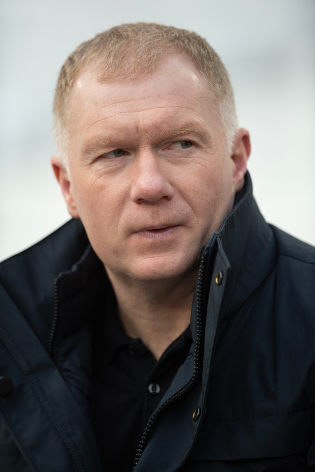 Head and shoulders portrait of Paul Scholes.