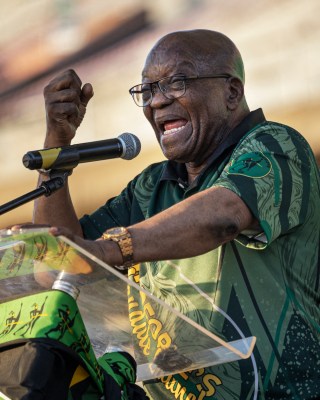 Jacob Zuma joined the radical MK party in January to campaign against President Ramaphosa’s ANC