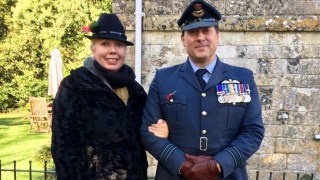 Clare Macnaughton, with her husband, Kai, in 2018, said it was “ludicrous” that not a single risk-mitigating measure has been taken by the Ministry of Defence