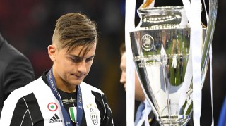 Paulo Dybala of Juventus after their Champions League final defeat by Real Madrid in 2017