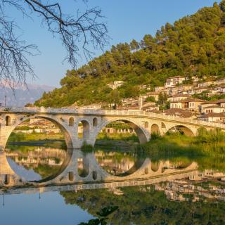 The city of Berat is a Unesco world heritage site