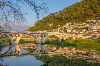 The city of Berat is a Unesco world heritage site