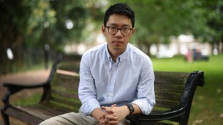 The democracy activist Nathan Law was granted asylum in Britain after fleeing Hong Kong