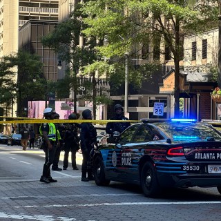 Police responded to reports of gunfire in the Peachtree Center in downtown Atlanta