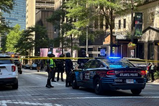 Police responded to reports of gunfire in the Peachtree Center in downtown Atlanta