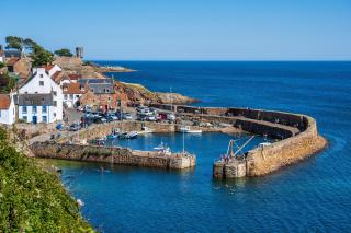 Crail’s stonewalled harbour, an enchanting end to a wonderfully scenic walk