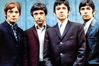 Left to right: Small Faces members Steve Marriott, Kenney Jones, Ronnie Lane and Ian McLagan