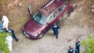 The family’s BMW was parked on a mountain road overlooking Lake Annecy when the attack happened in September 2012