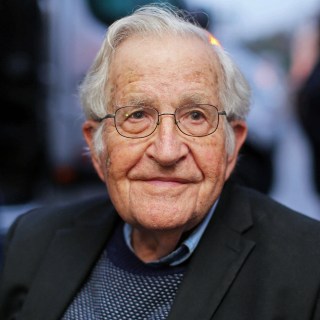 Noam Chomsky, 95, is said to still raise his left arm in anger when he sees images of the war in Gaza