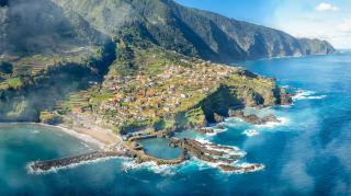 Seixal village on the north coast of Madeira island