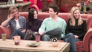 Jennifer Aniston, Courteney Cox, David Schwimmer and Lisa Kudrow in Friends