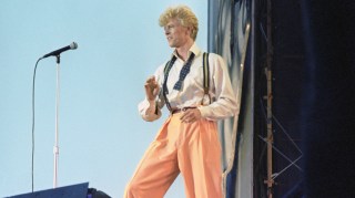 David Bowie famously had a penchant for pleats