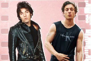 Bruce Springsteen in 1978, and Jeremy Allen White, who will play the singer in Deliver Me From Nowhere