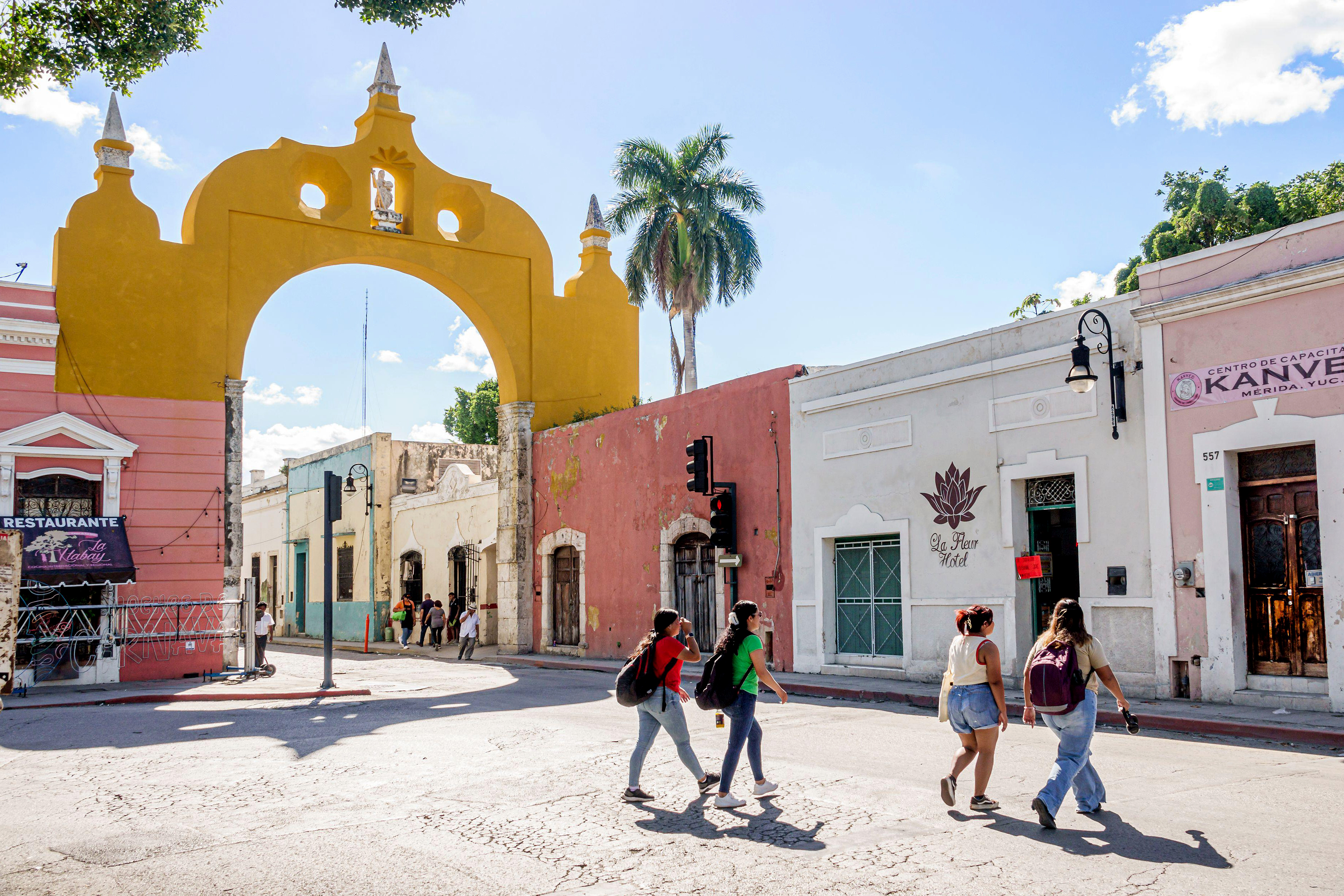 The historic centre of Merida in Mexico