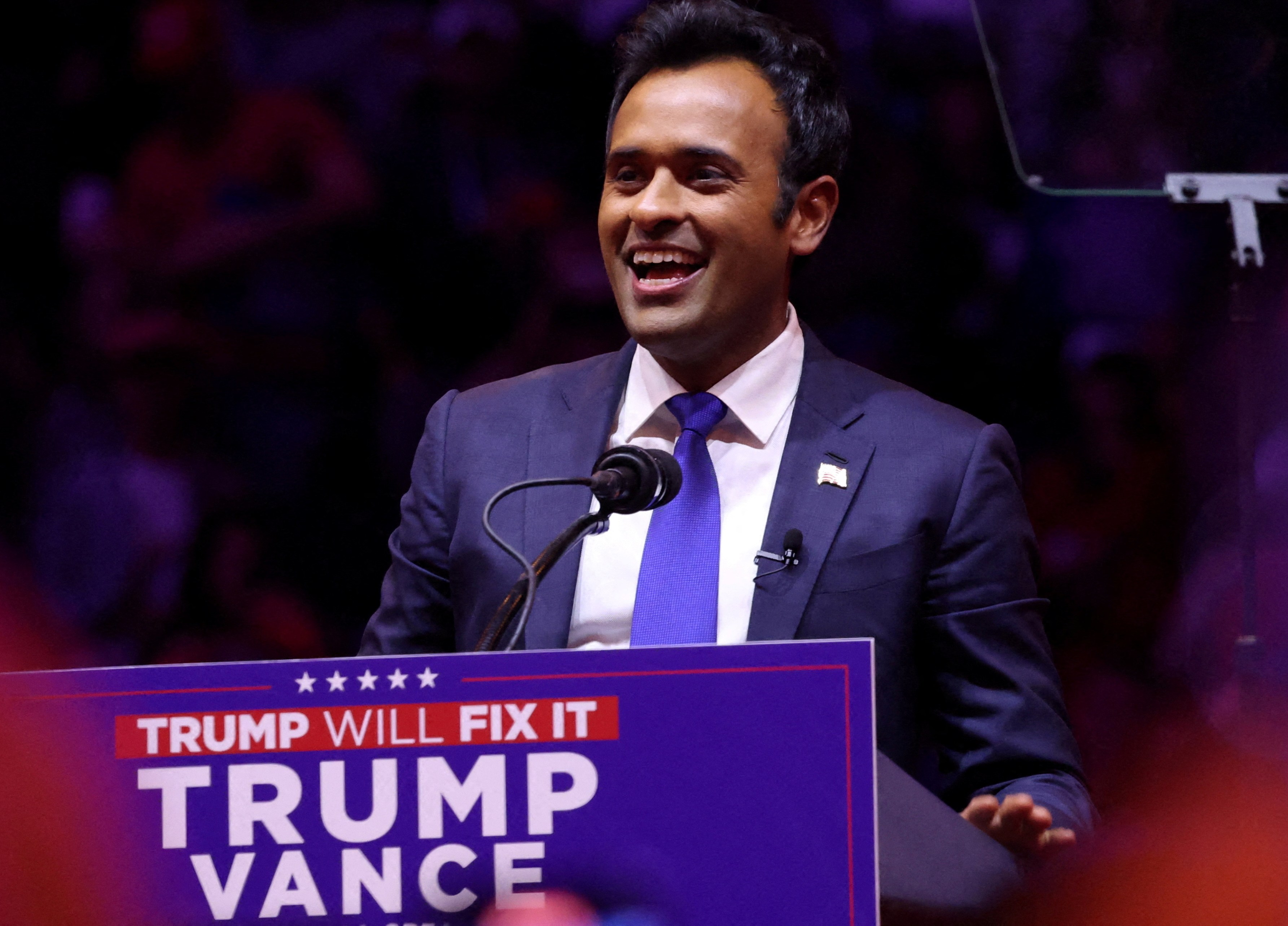 Vivek Ramaswamy ran against Trump for the Republican nomination but later supported him