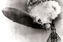 Hindenburg Airship Exploding