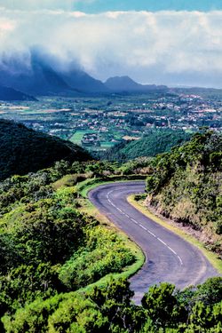 Highway on Réunion Island