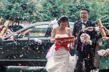 Bride and Groom of a wedding in China