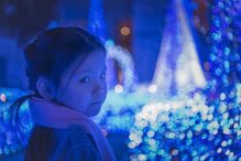 Girl and illumination