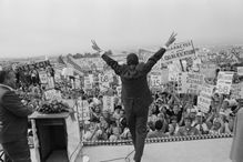 Richard Nixon campaigning in 1968