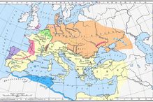 Hunnic Empire map