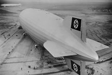 The Hindenberg landing in Germany