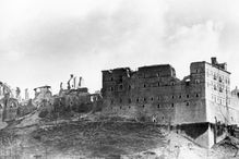 Monte Cassino Abbey after the bombing