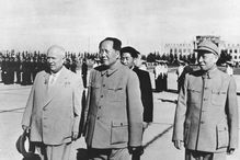 Nikita Khrushchev and Mao Zedong