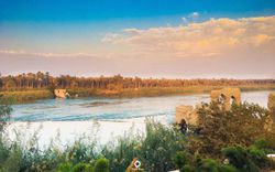 Scenic View Of River Against Sky