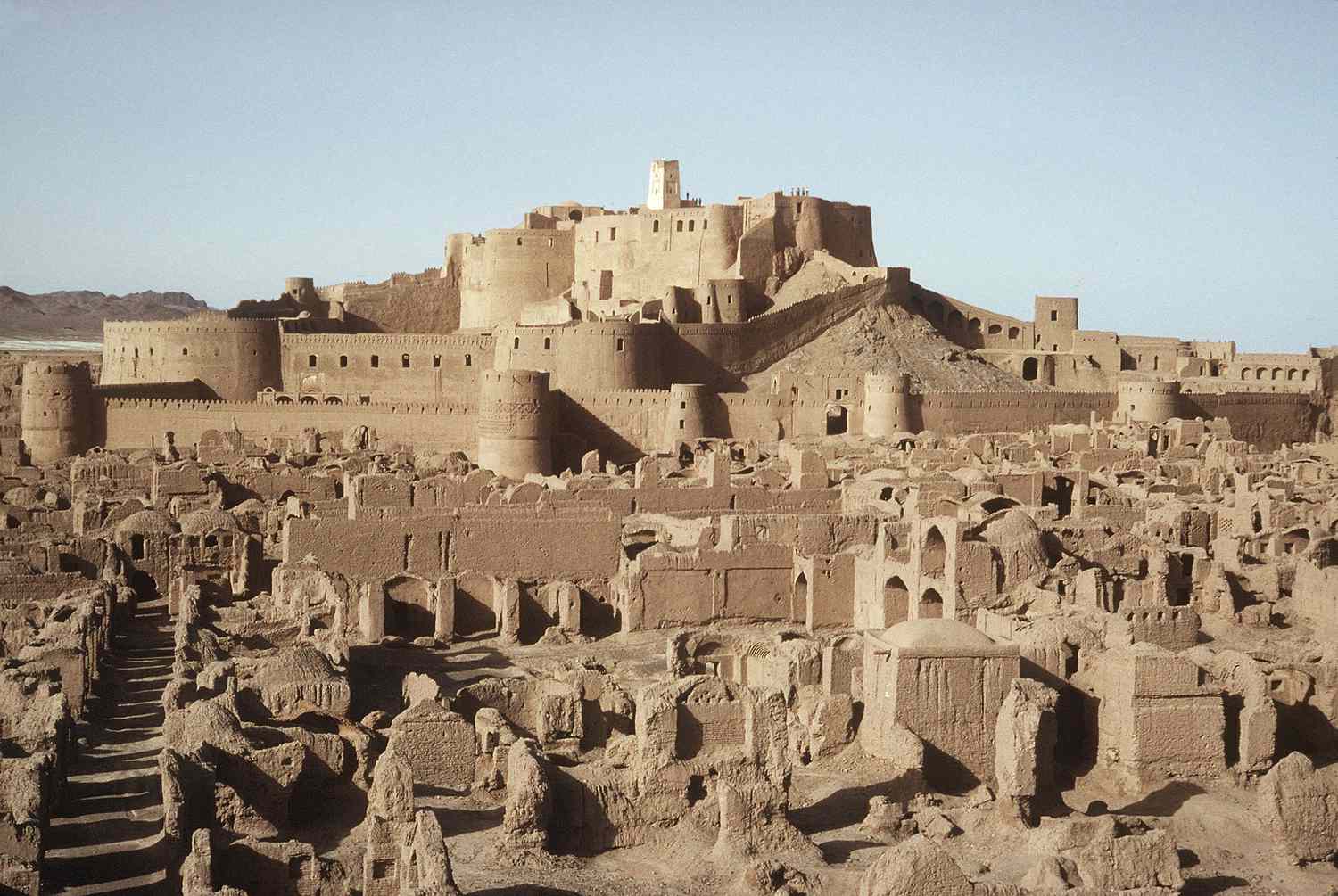 The Safavid dynasty citadel of Bam