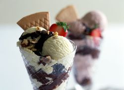 Ice cream sundae