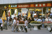 A McDonald's location in China