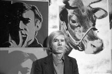 Andy Warhol At His Whitney Museum Retrospective