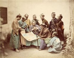 Samurai from Choshu fought for the emperor&#39;s cause during the Boshin War