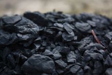 Close-up of coals