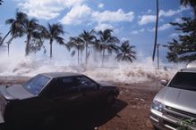 Tsunami on Ao Nang Beach, Thailand, 2004