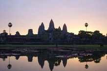 A new day dawns over Angkor Wat, Cambodia