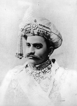 The Maharaja of Mysore, 1920.