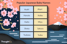 Popular Japanese baby names